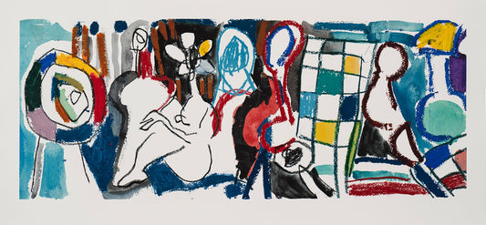 Flower Woman (after Le Dejeuner sur l'herbe)