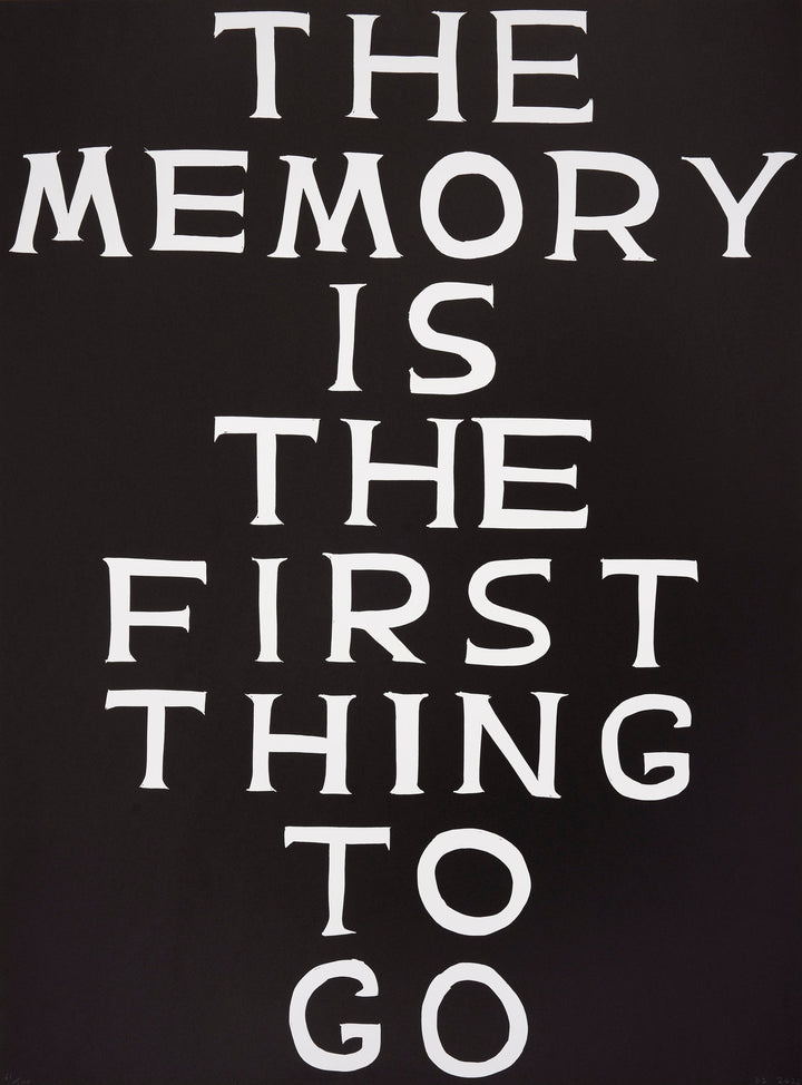 The Memory Is The First To Go