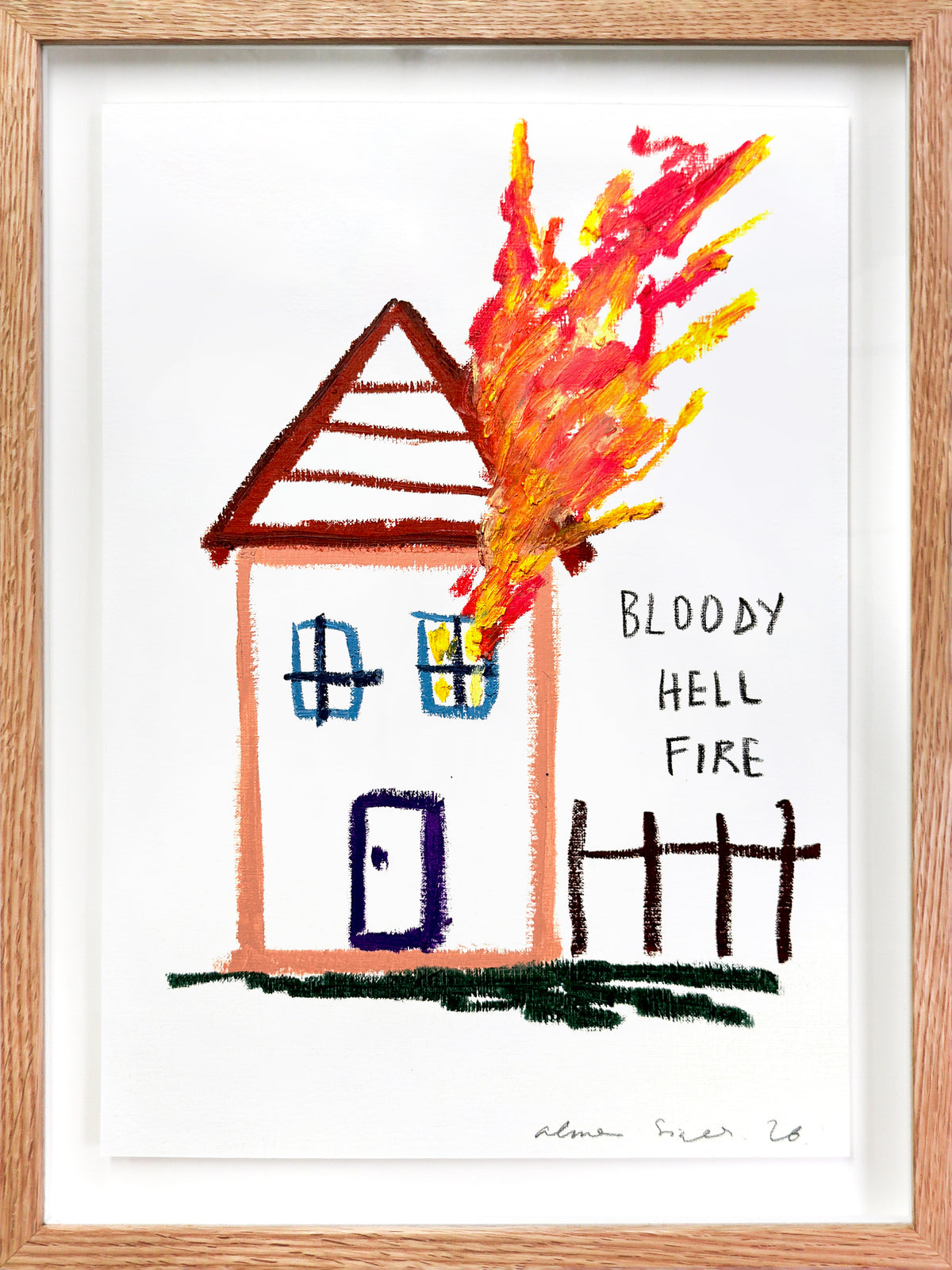 Bloody Hell Fire - Framed