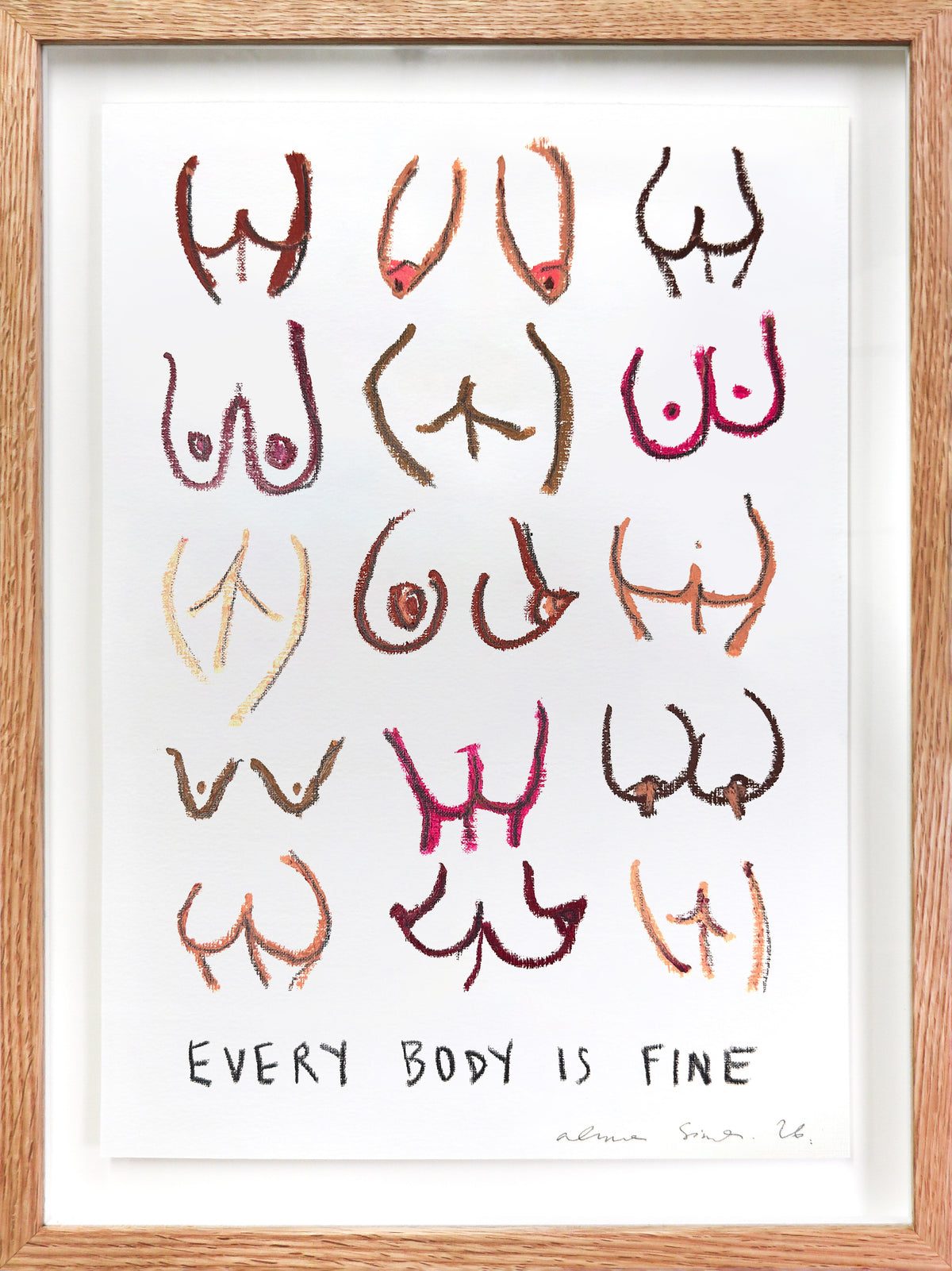 Every Body Is Fine - Framed