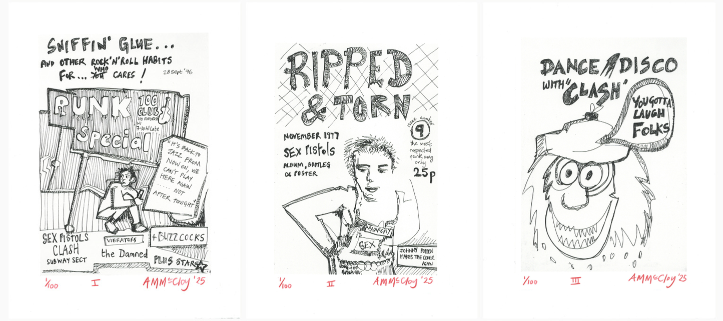 Fanzine Editions - Set of Three Punks