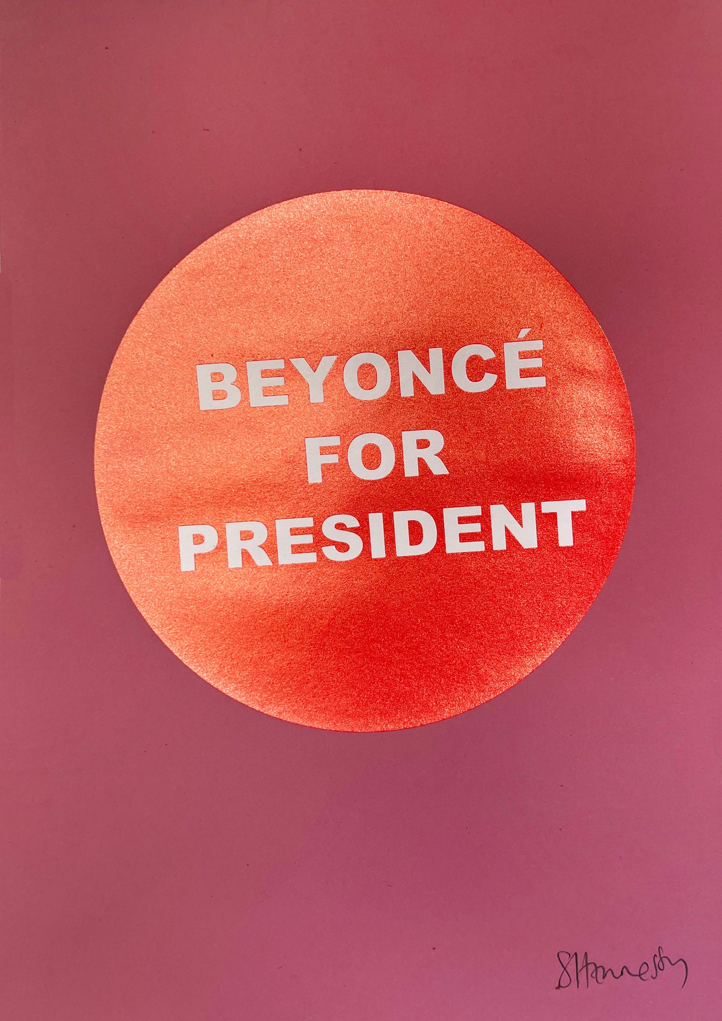 Beyoncé For President 2024 (Twinkle Red on Red)