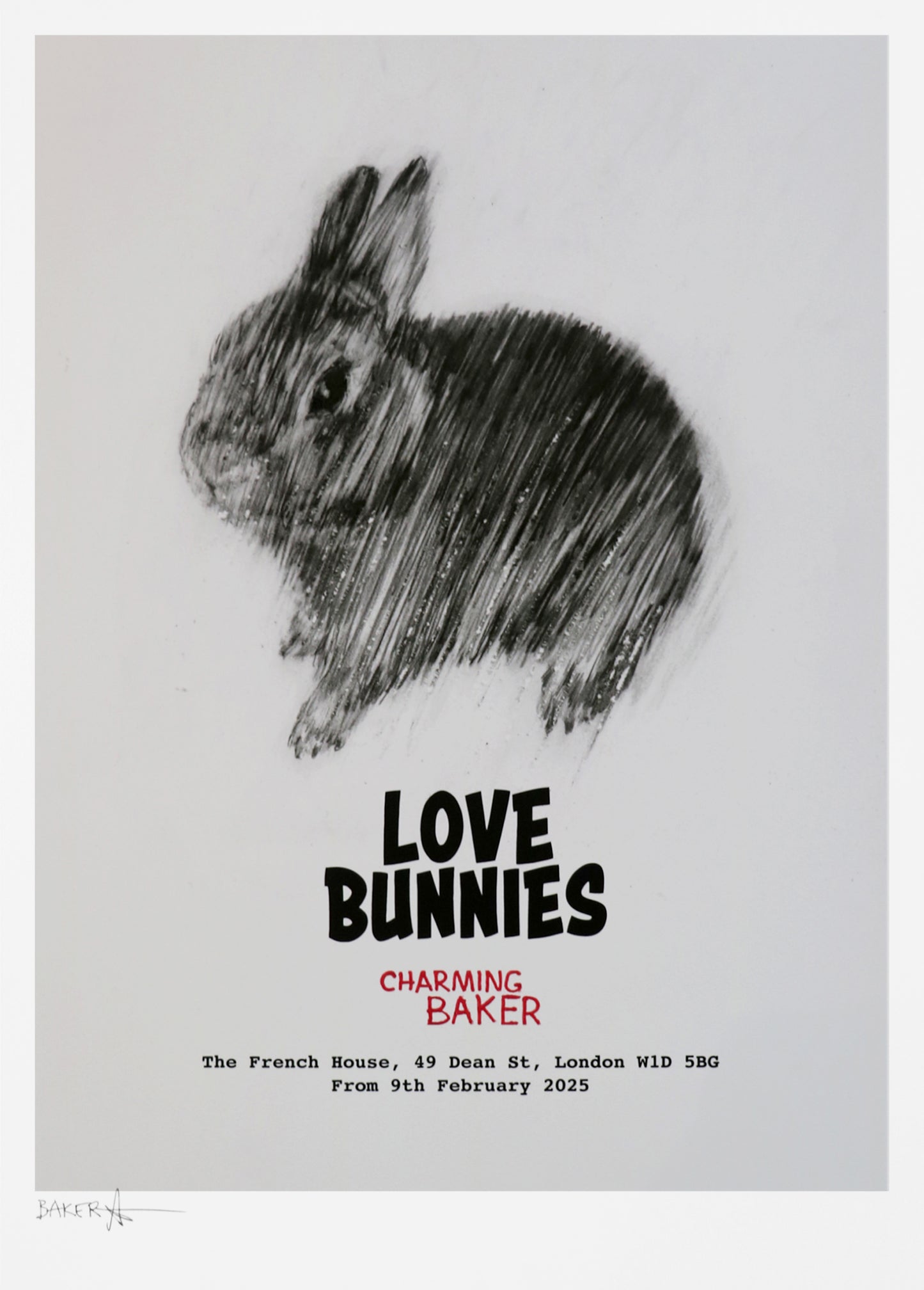 Love Bunny - Exhibition Print