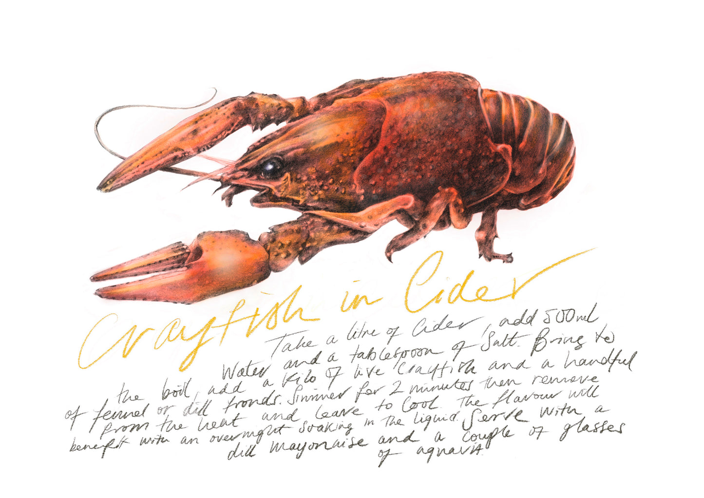 Crayfish In Cider