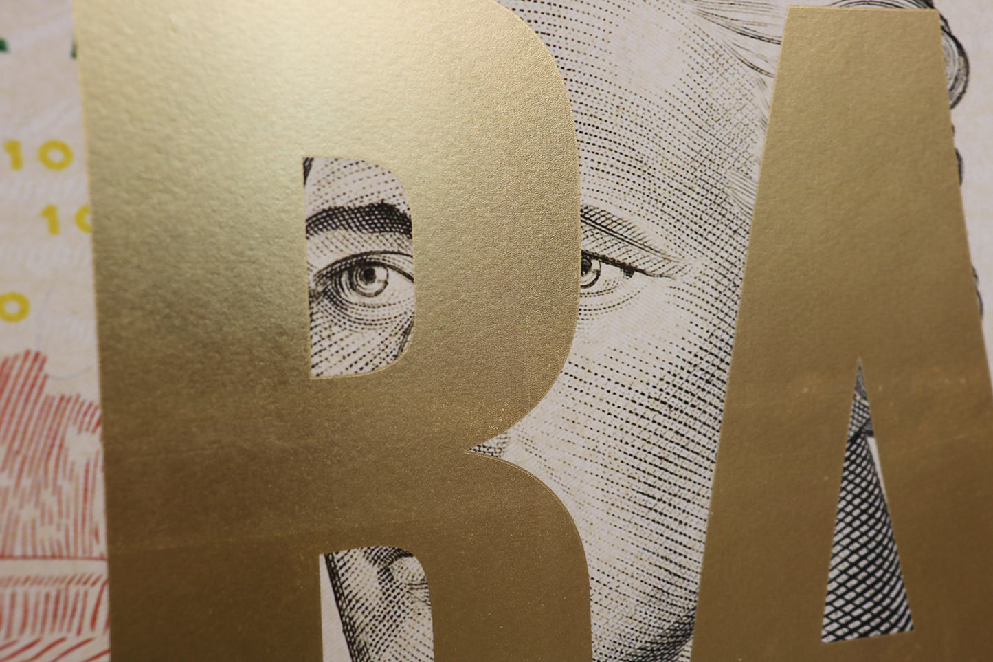 Trash Dollar Print Edition (Gold Leaf)