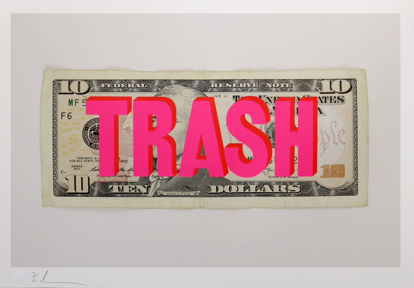 Trash Dollar Print Edition (Pink)