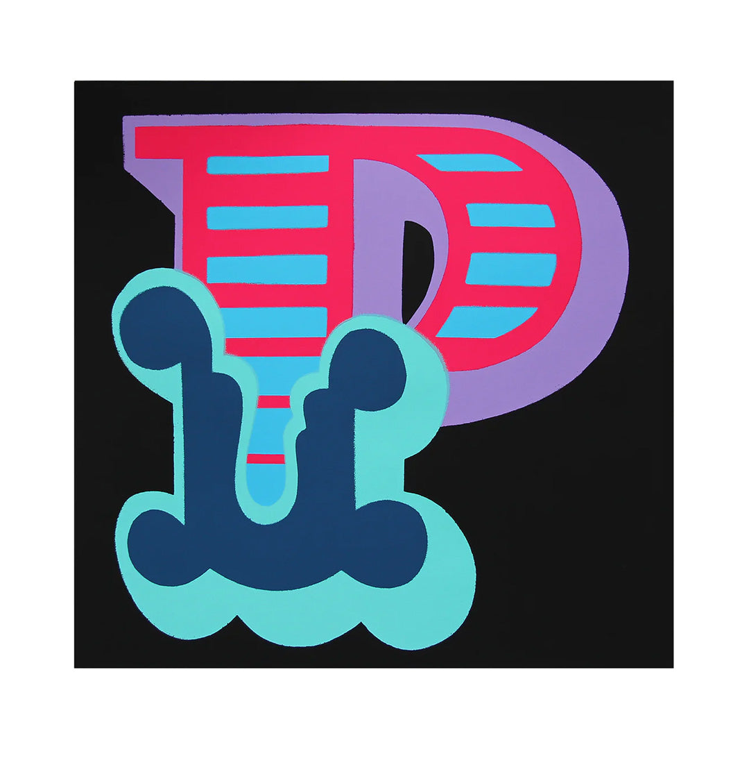 P - Blue