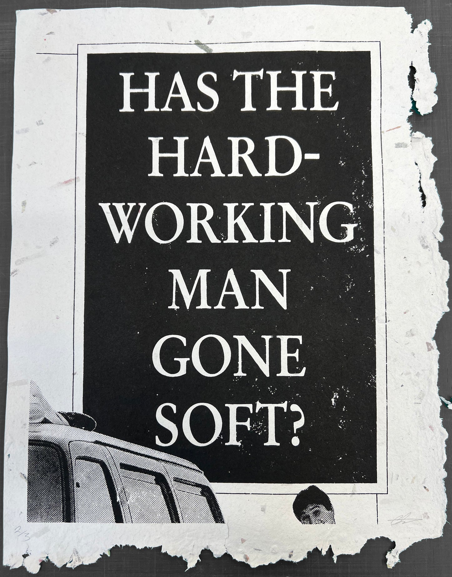 Has The Hard-Working Man Gone Soft?