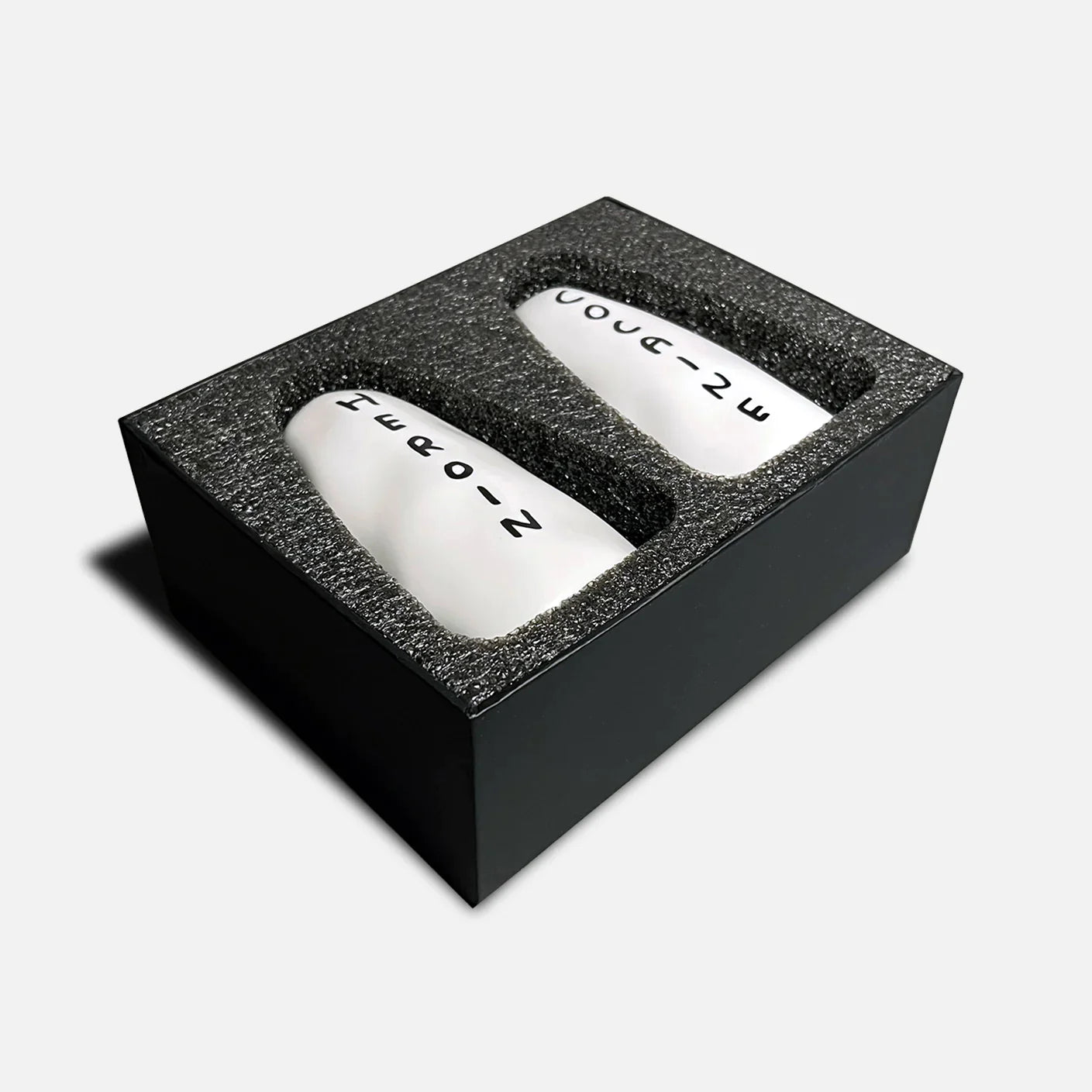 David Shrigley Heroine and Cocaine Salt & Pepper Shakers