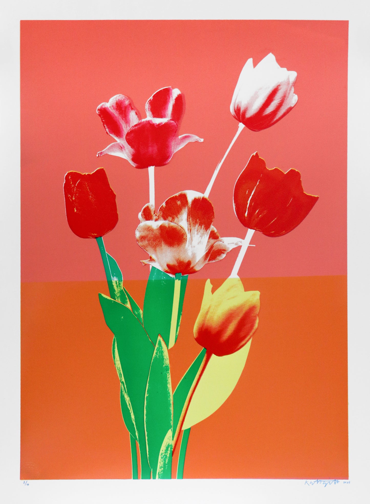 ‘Fleurs’ / Orange (Single Band)