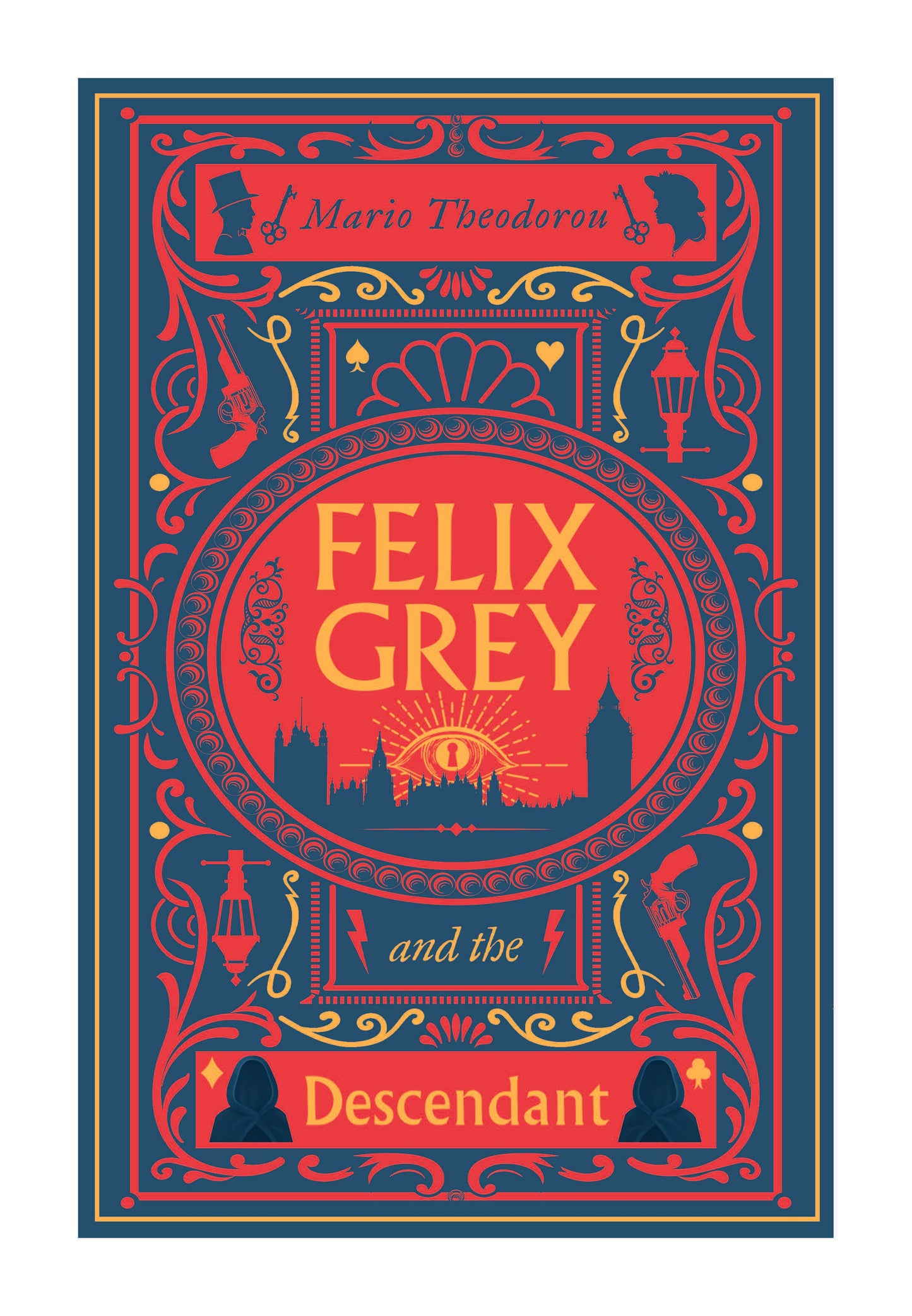 Felix Grey And The Descendant Print - Red