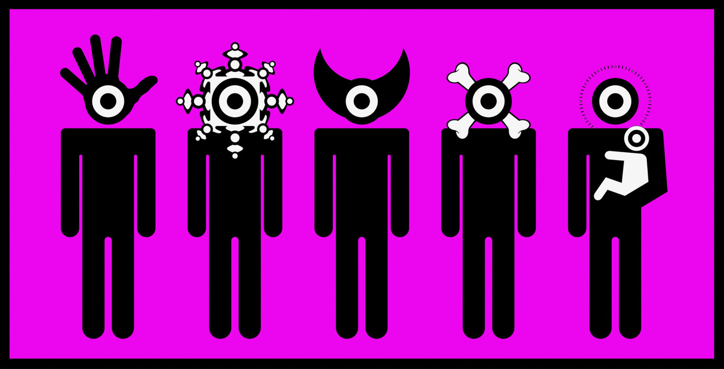 Pink Pedestrians 12345