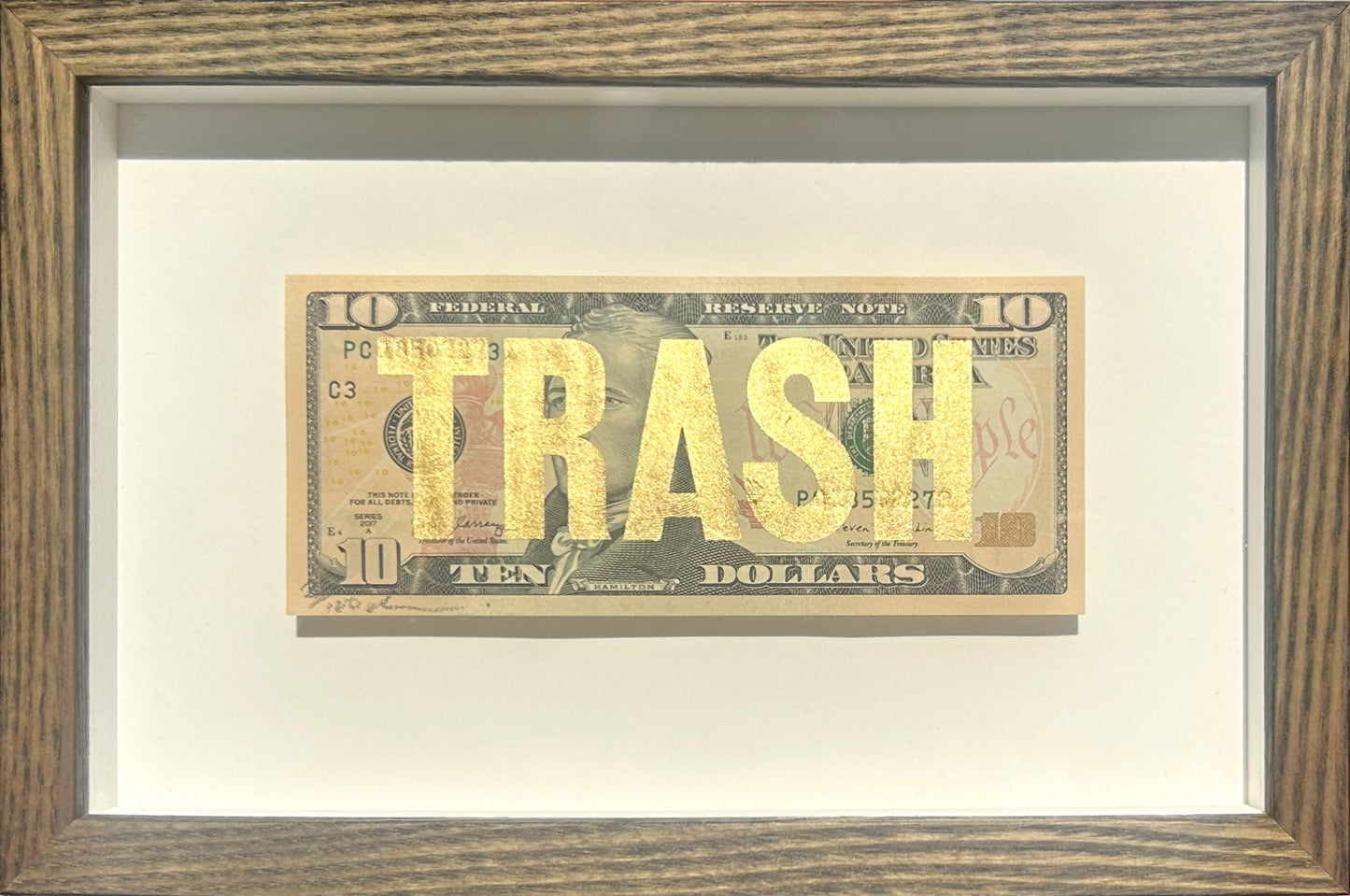 Trash 10 Dollar (Gold Leaf)