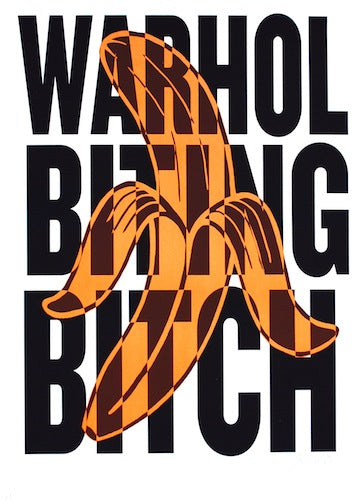 Warhol Biting Bitch (Orange)