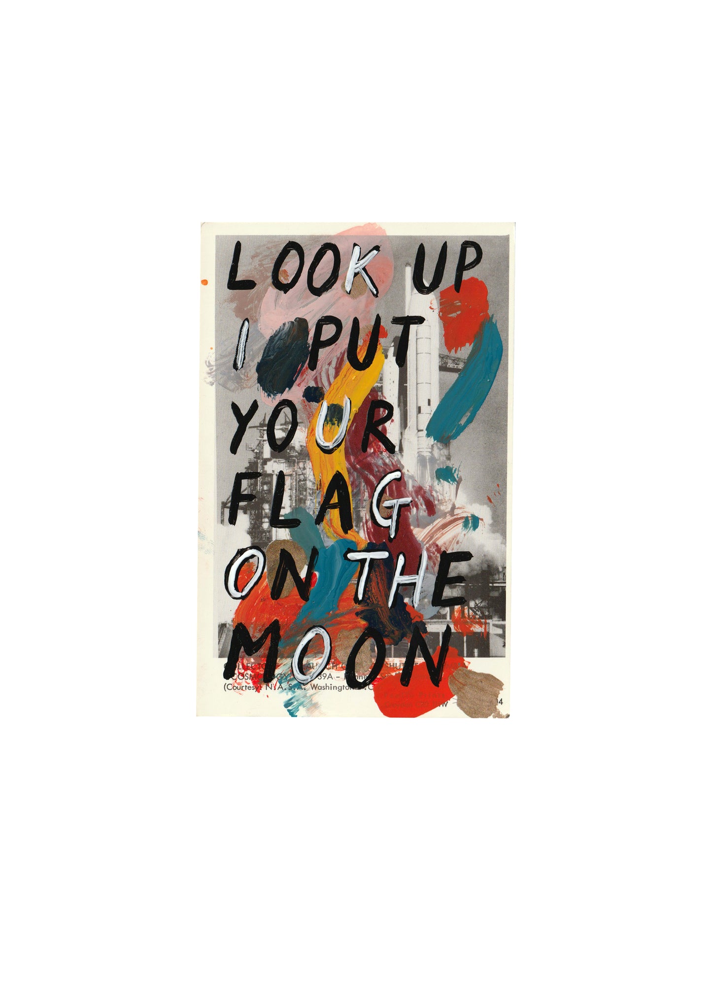 Look Up I Put Your Flag On The Moon
