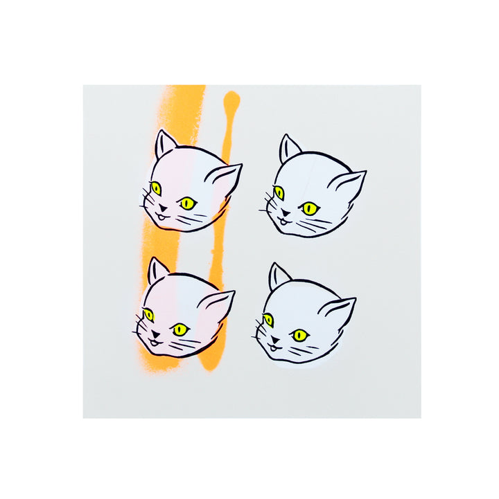 Four Cats (Orange)
