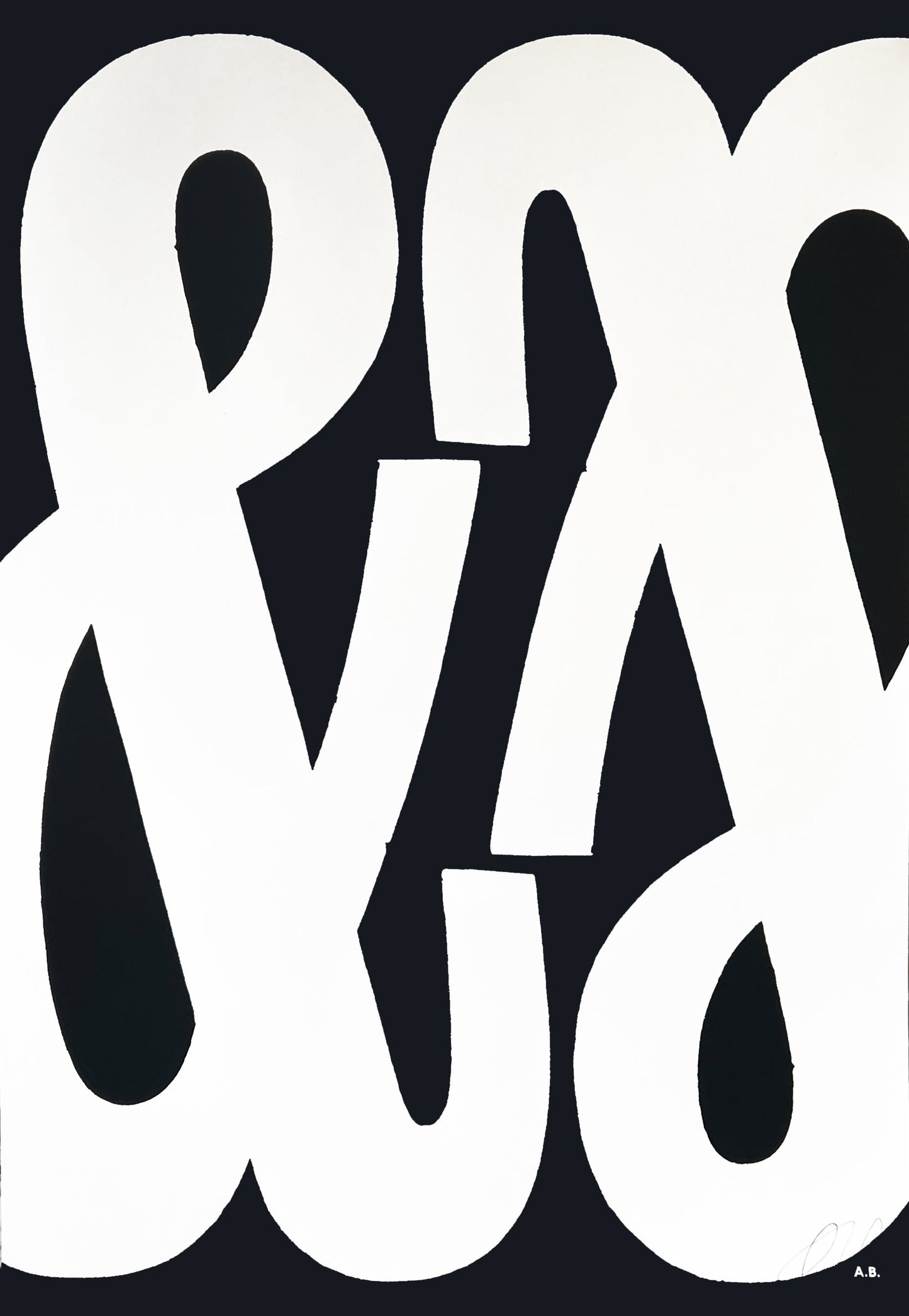 Double Ampersand (Condensed) – White on Black