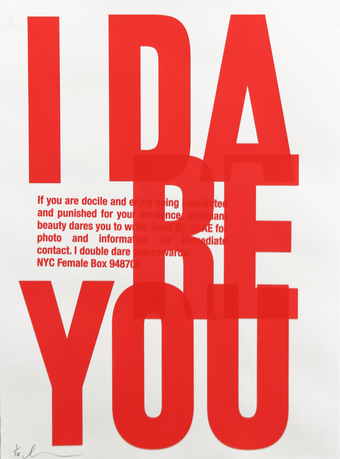 I DARE YOU
