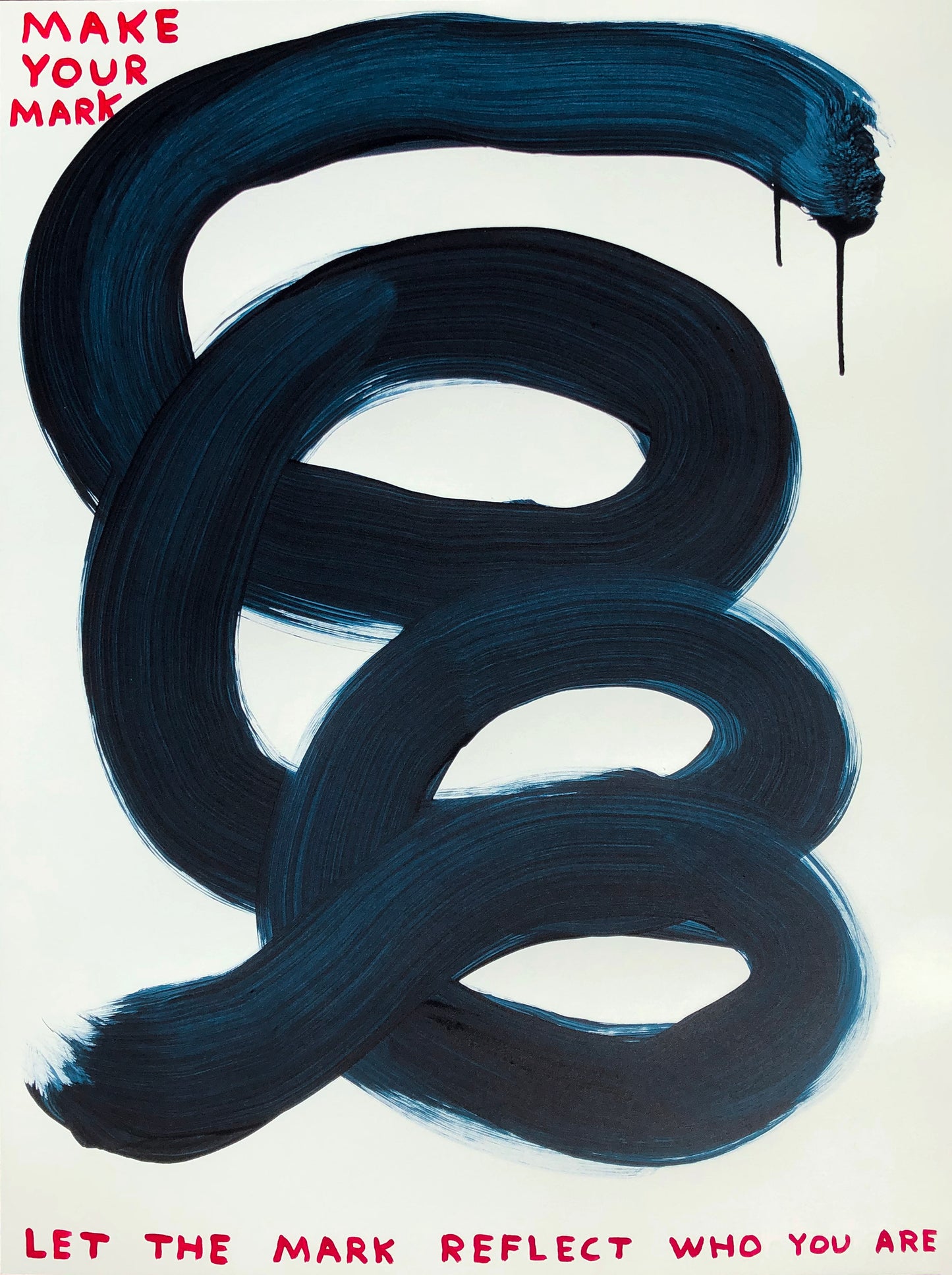 Make Your Mark, 2020 by David Shrigley is a limited edition, 7 colour screenprint with a varnish overlay. Discover the full collection of available artworks at Jealous. Purchase online or explore more prints on the gallery website.