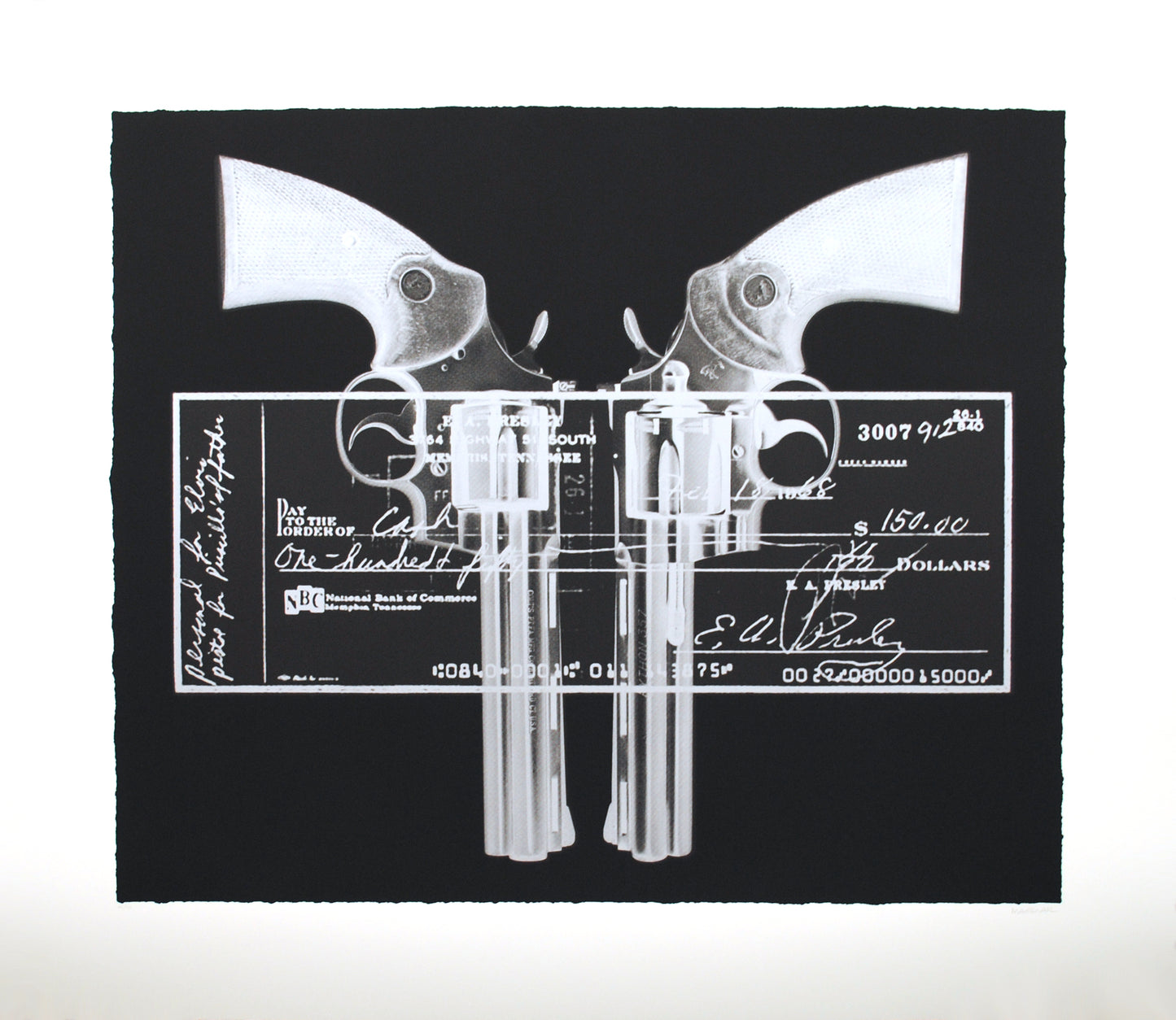 Elvis Gun...Cheque - Silver