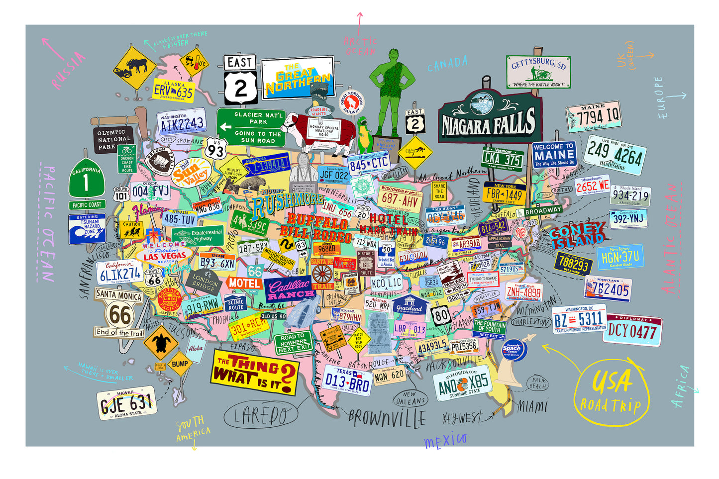 Route Map USA