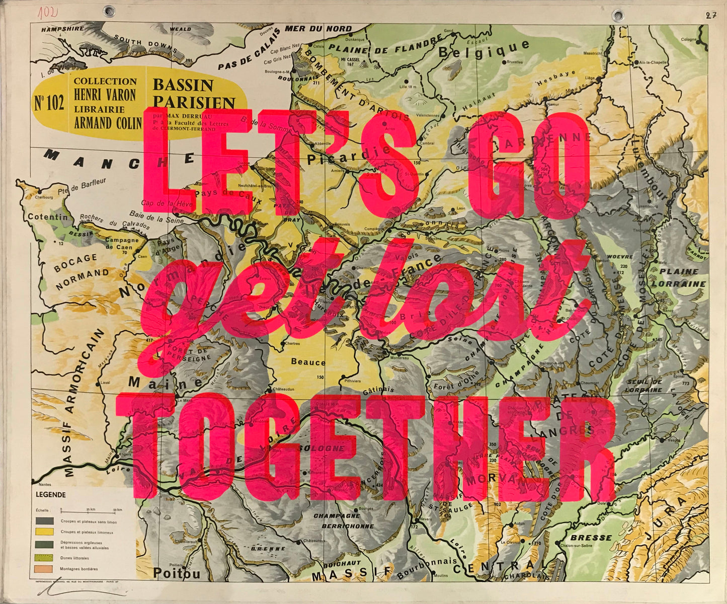 Let's Go Get Lost Together - University Teaching Map (Paris Basin)