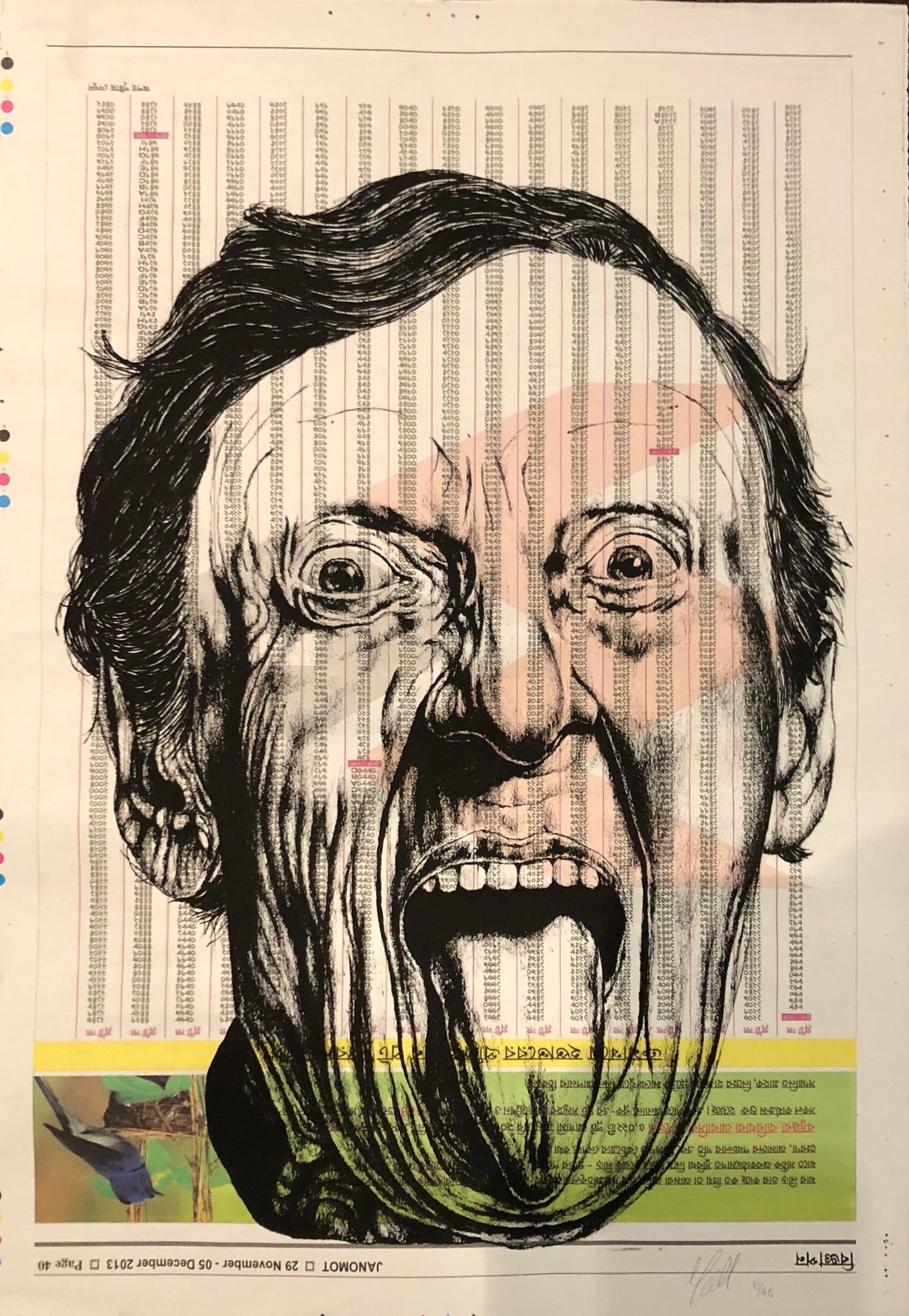 Newspaper Portrait