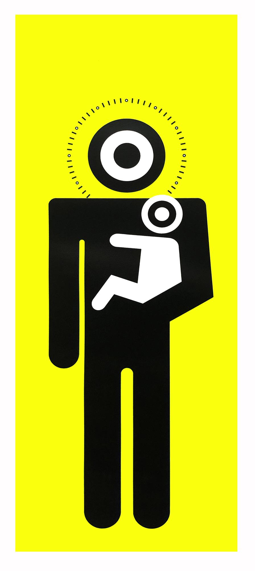 Yellow Pedestrian No. 5