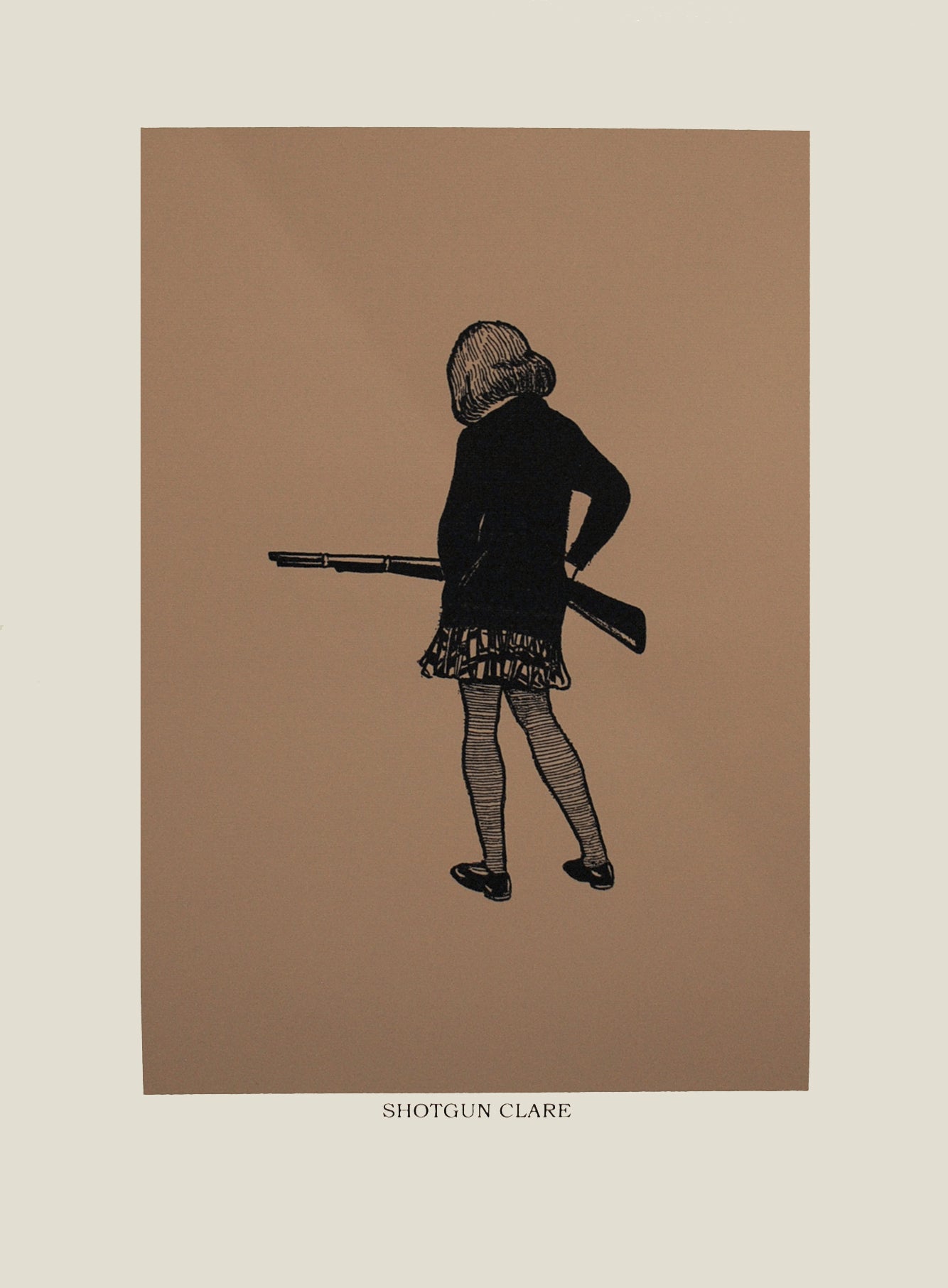 Shotgun Clare (Large Brown)