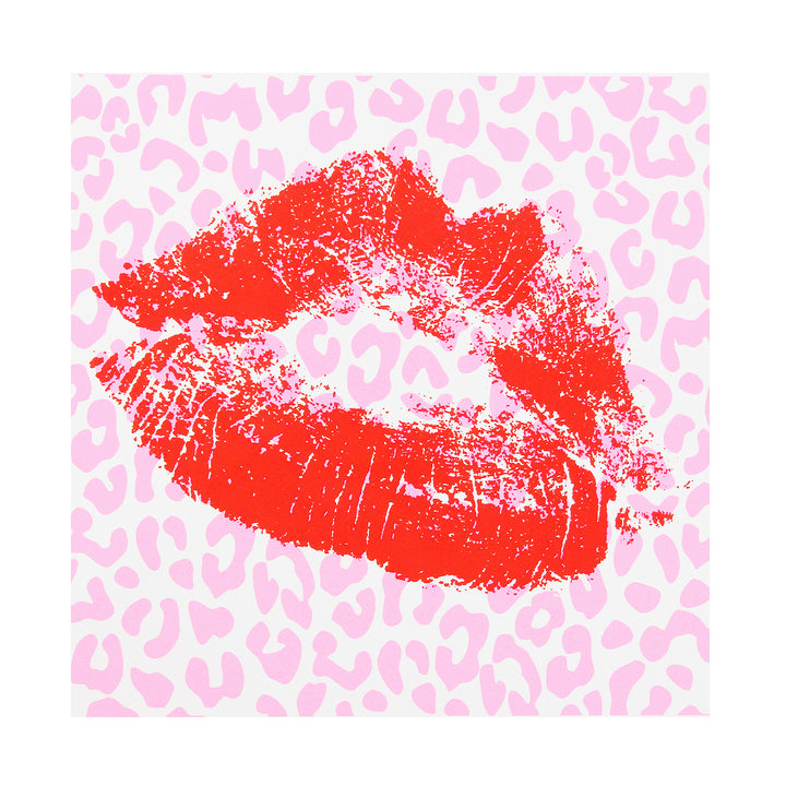 KISS Red with Leopard