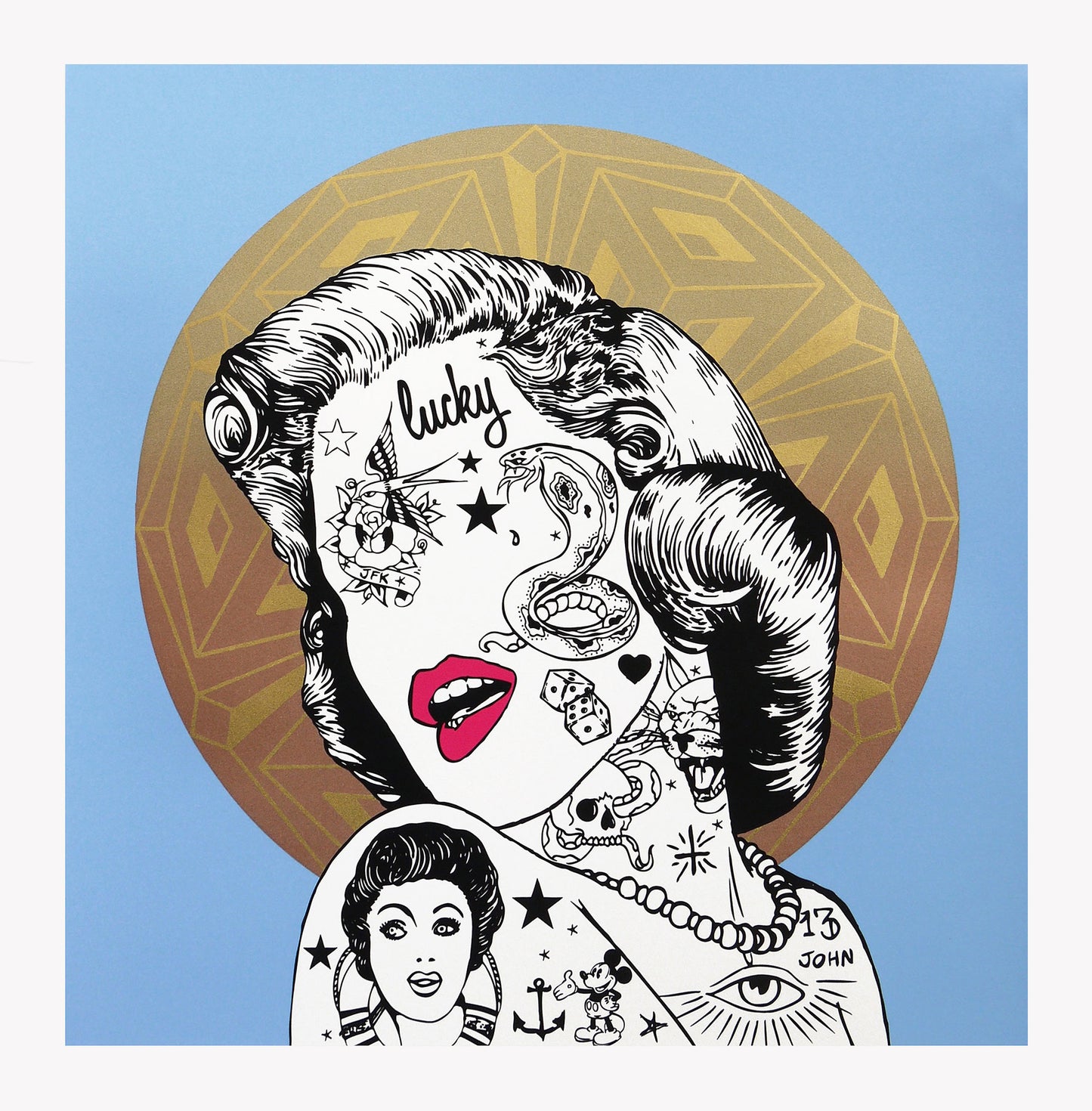 Marilyn - Gold Leaf
