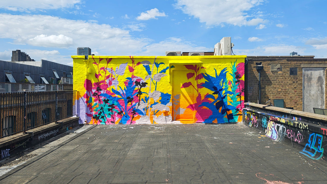 "Painted the Jealous Rooftop Mural last week..."