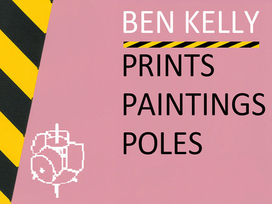 Ben Kelly talks PRINTS PAINTINGS POLES at Jealous Gallery