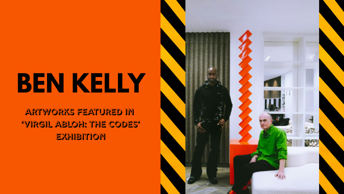 Ben Kelly artworks featured in "Virgil Abloh: The Codes" exhibition