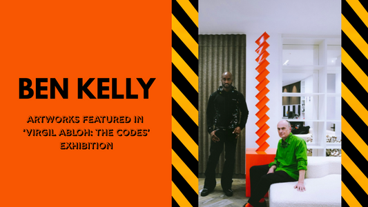 Ben Kelly artworks featured in "Virgil Abloh: The Codes" exhibition