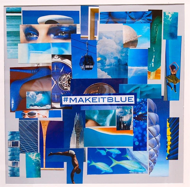 Artists #MakeItBlue for charity auction