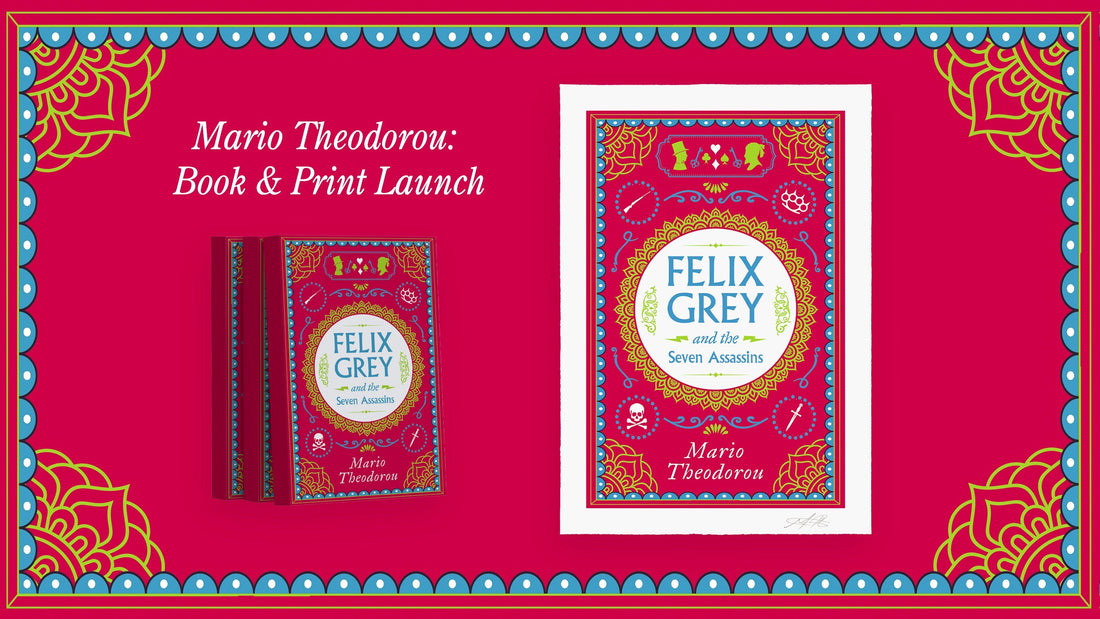 Mario Theodorou's 'Felix Grey and the Seven Assassins' Book and Print Launch