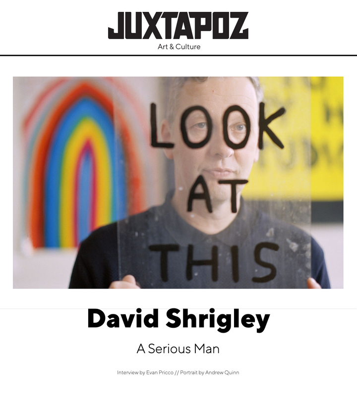 David Shrigley Interview with Juxtapoz Magazine