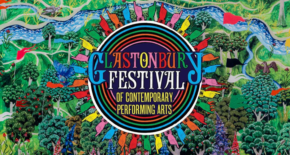 Stanley Donwood Designs Official Print for Glastonbury '24