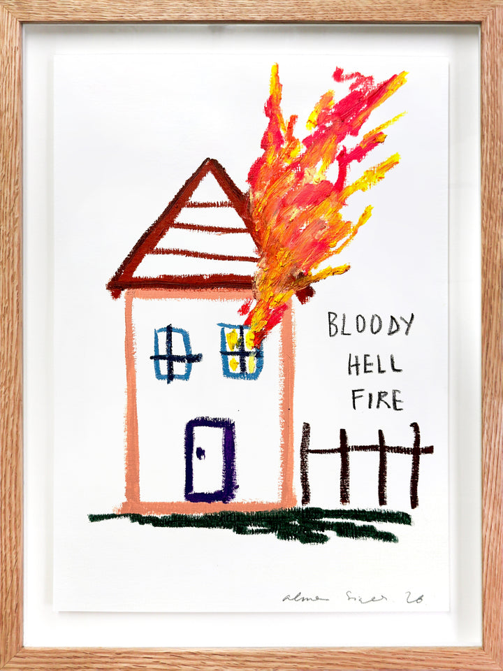 Bloody Hell Fire - Framed