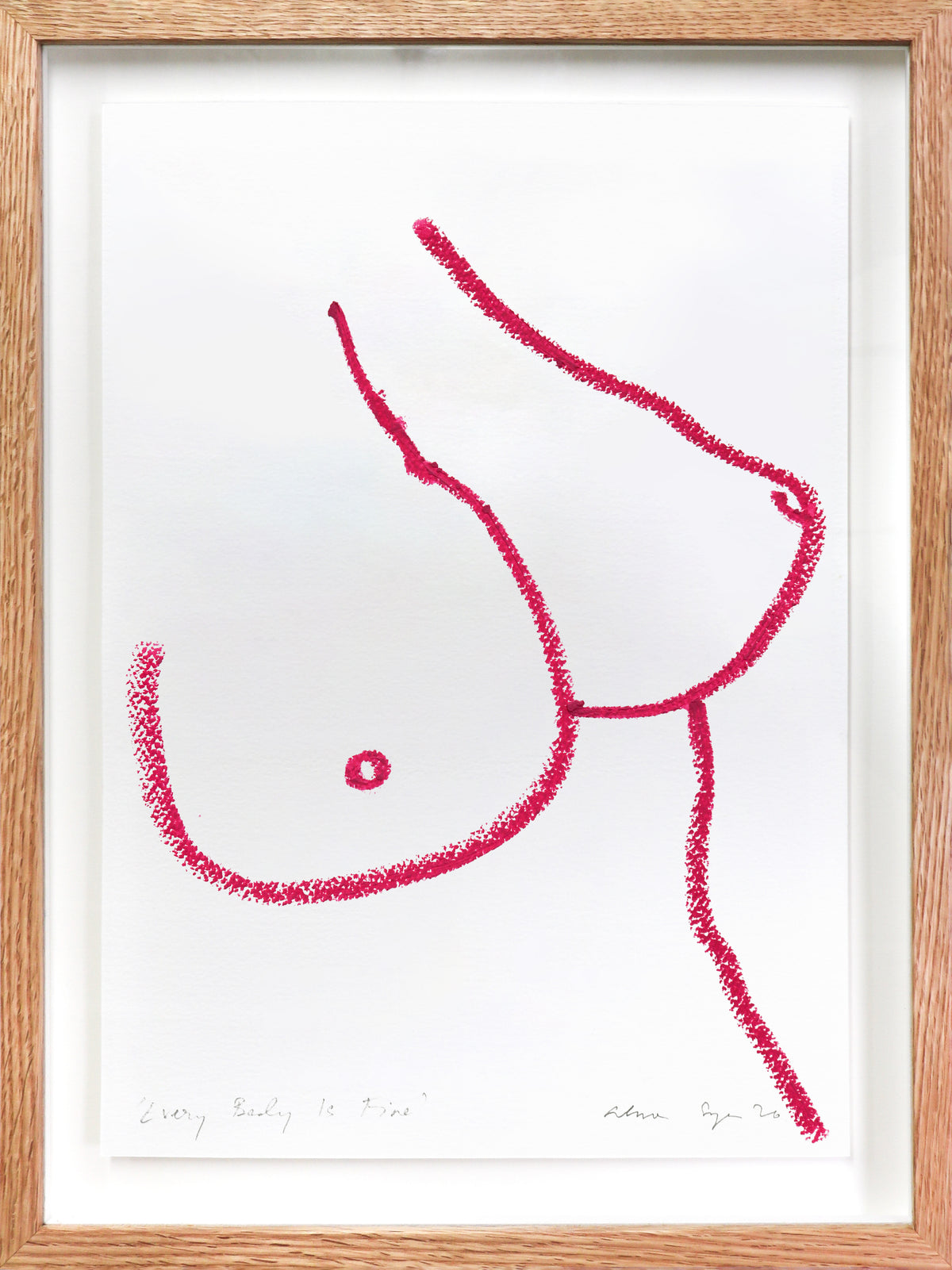 Every Body Is Fine IX - Framed