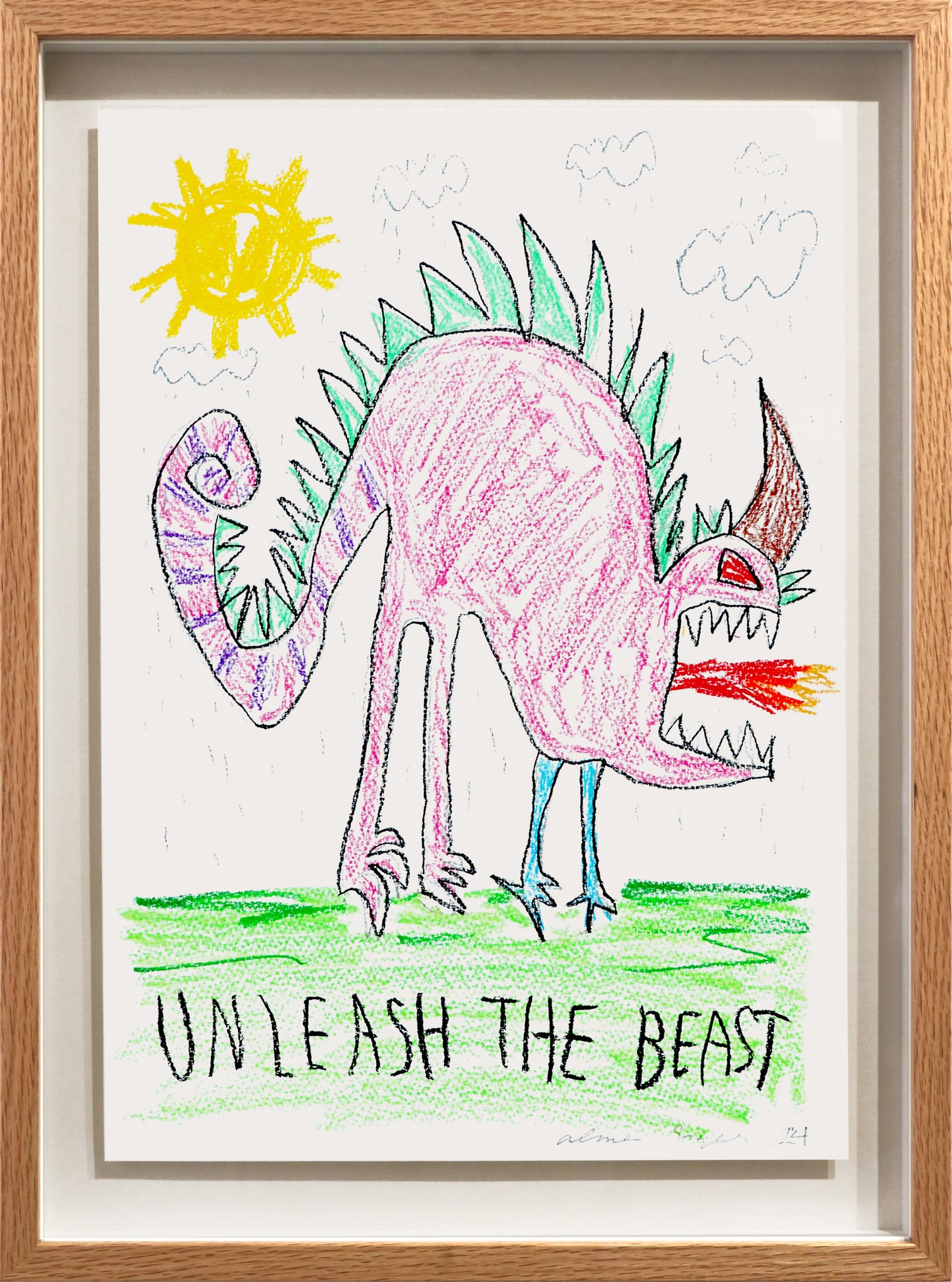 Unleash The Beast - Framed