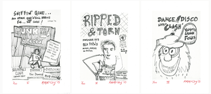 Fanzine Editions - Set of Three Punks