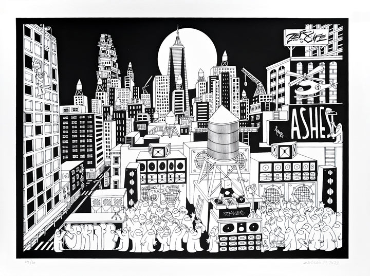 Rooftop Party In New York