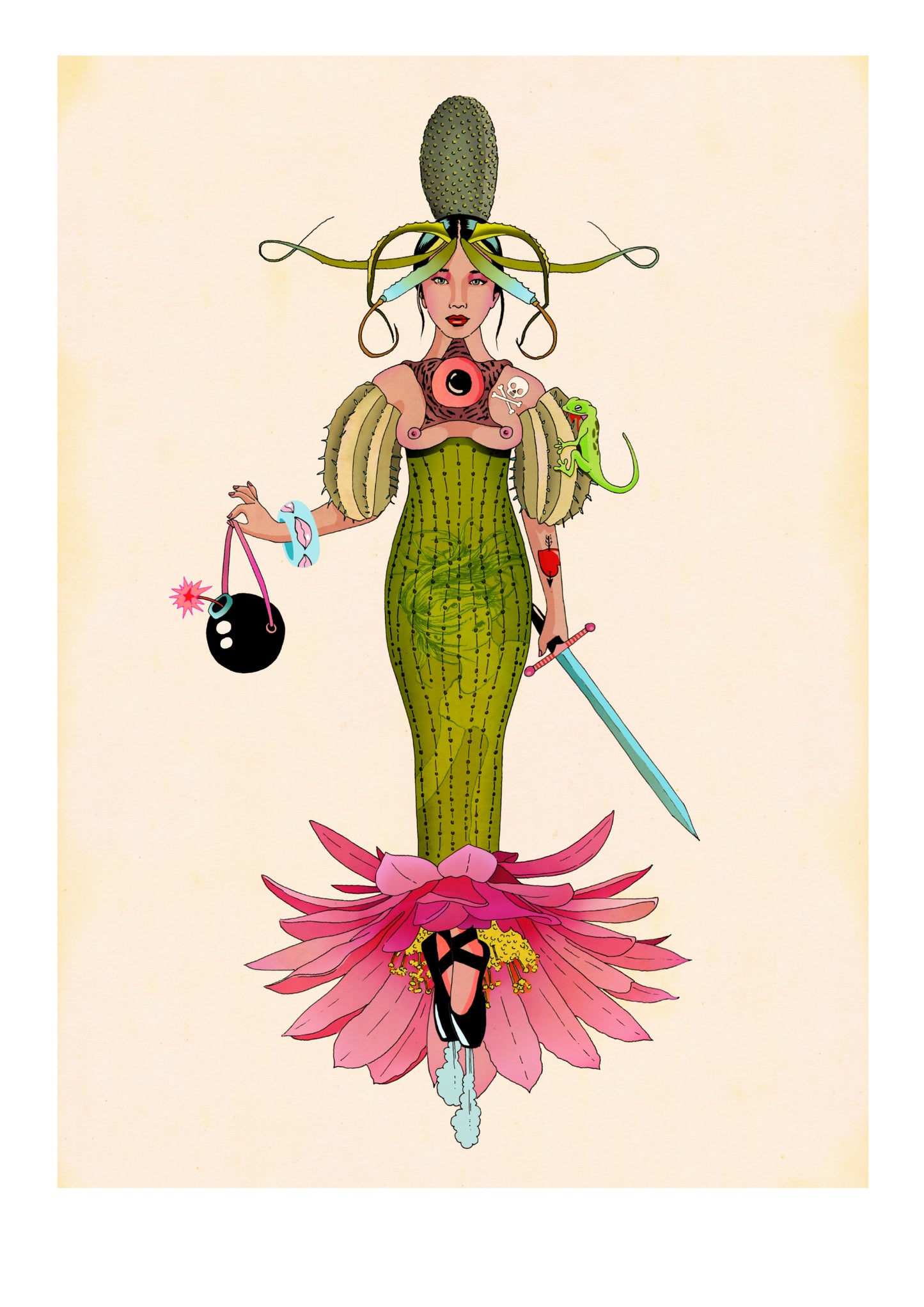Ballerina I Cactus