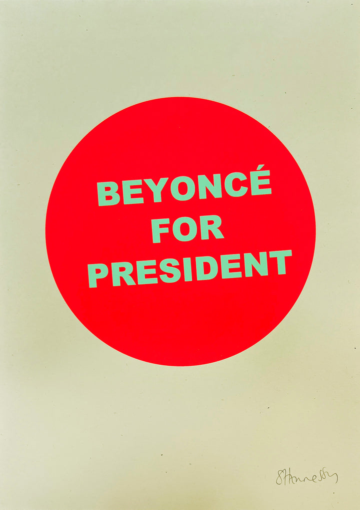 Beyoncé For President 2024 (Red on Cream)