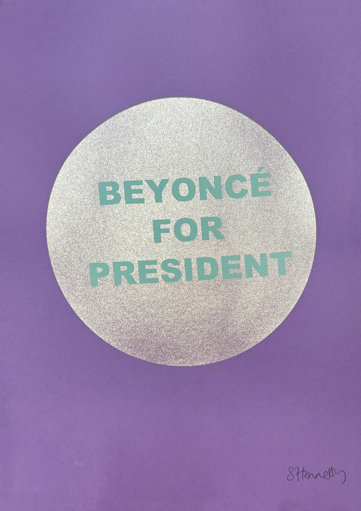 Beyoncé For President 2024 (Twinkle on Purple)