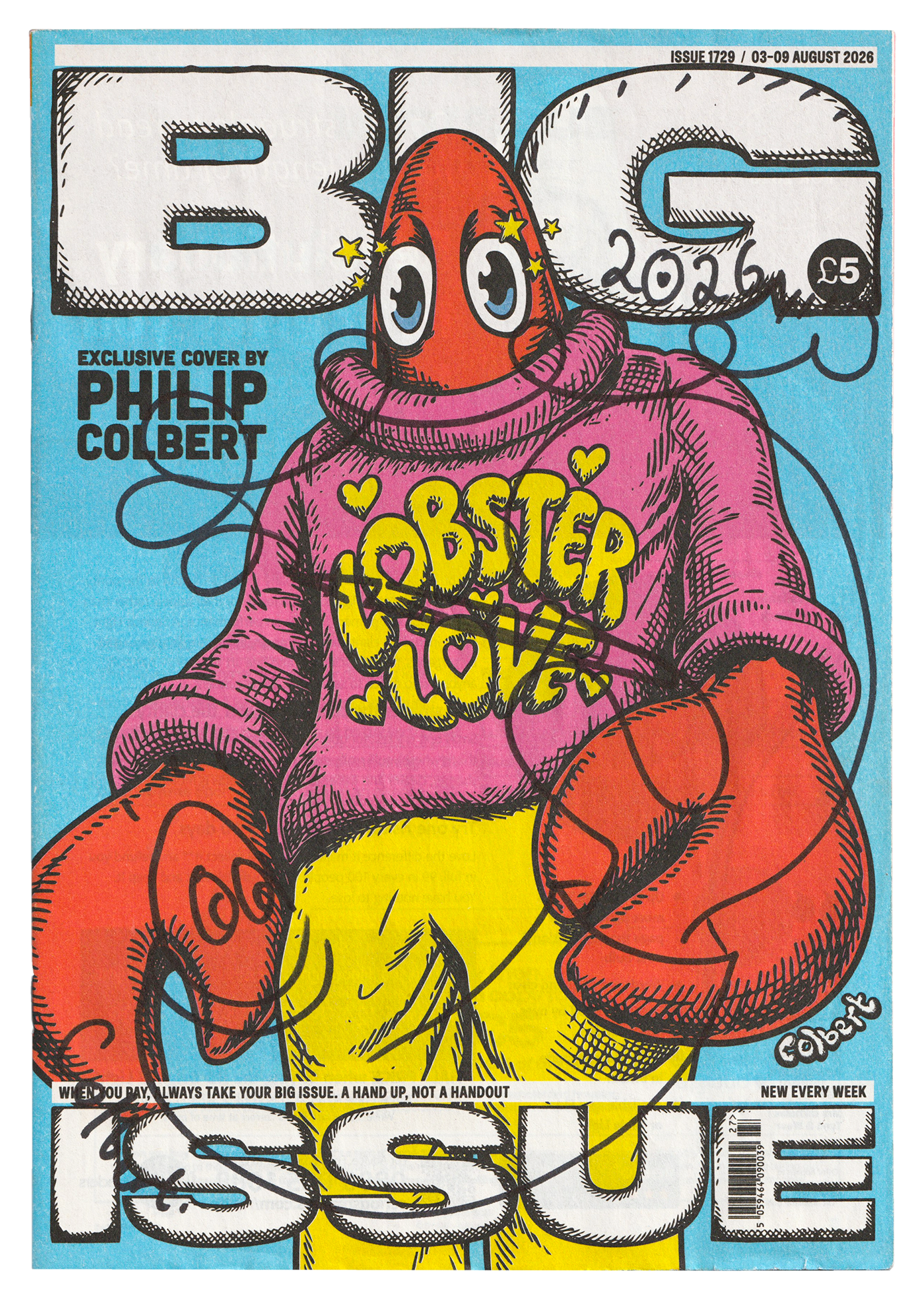 Big Issue Signed Philip Colbert Magazine