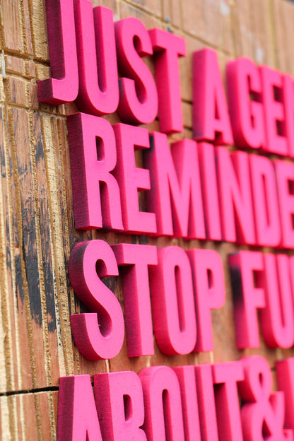 Gentle Reminder (Wood)
