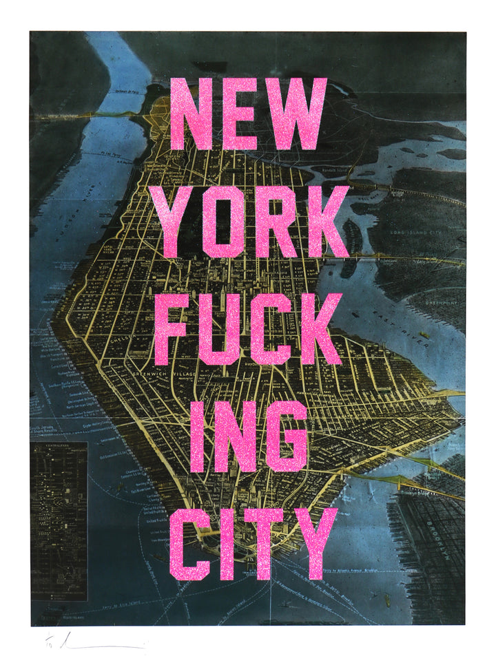 New York Fucking City (Pink Glitter)